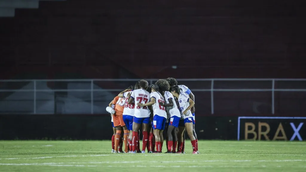 Grupo de jogadoras do Bahia