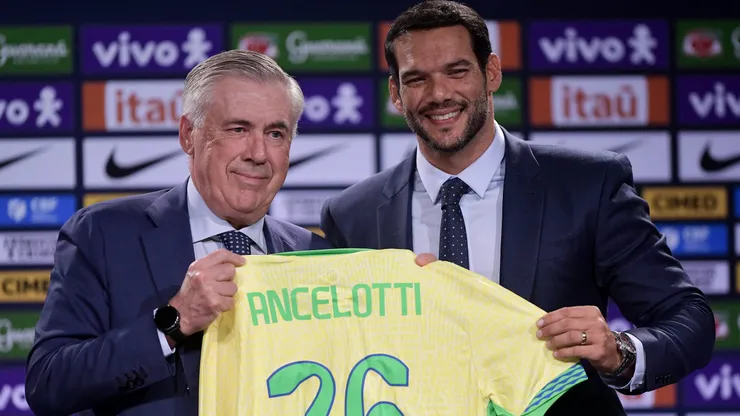 Carlo Ancelotti, treinador da Seleção Brasileira