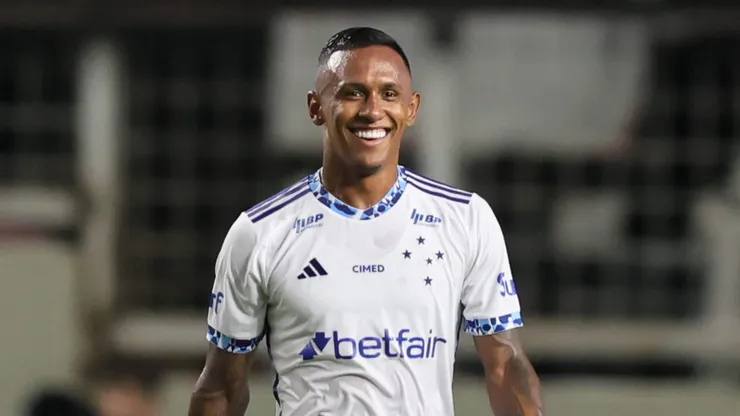 MG - BELO HORIZONTE - 30/01/2025 - MINEIRO 2025, ITABIRITO X CRUZEIRO - Marquinhos jogador do Itabirito comemora seu gol durante partida contra o Cruzeiro no estadio Independencia pelo campeonato Mineiro 2025. Foto: Gilson Lobo/AGIF