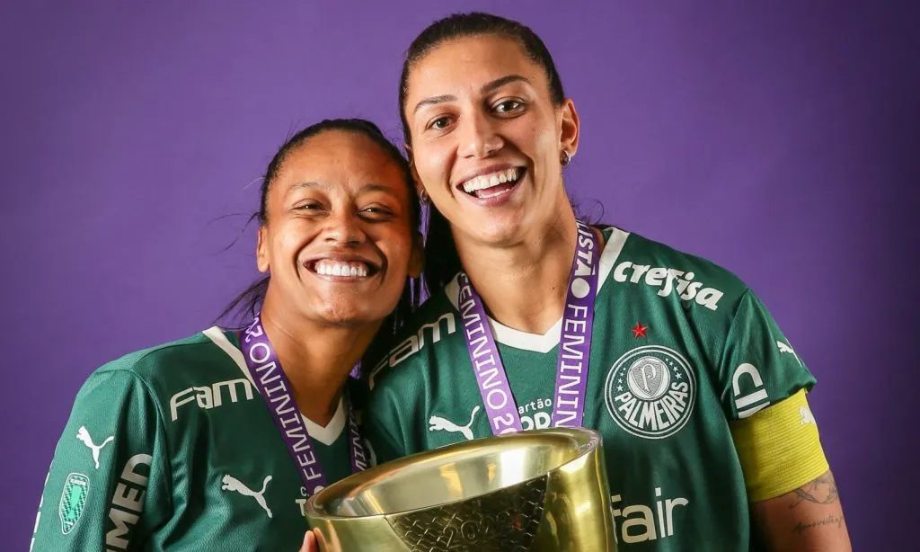 Com 37 gols, Bia e Ary igualaram a atacante Carla Nunes em 2022 Foto: Fabio Menotti/Palmeiras