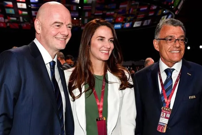 Michelle Ramalho em evento da Fifa. Foto: Reprodução/Instagram