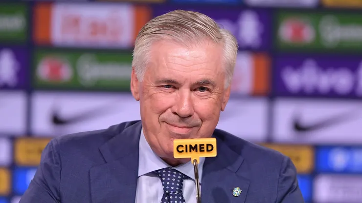 Carlo Ancelotti, treinador da Seleção Brasileira