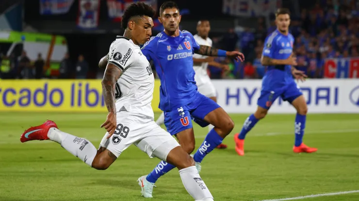 Igor Jesus do Botafogo em partida contra Universidad de Chile - Foto: Marcelo Hernandez/Getty Images