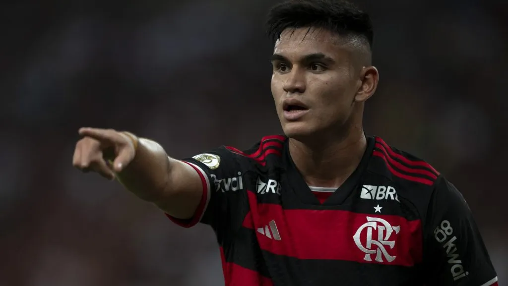 Alcaraz pelo Flamengo. Foto: Jorge Rodrigues/AGIF