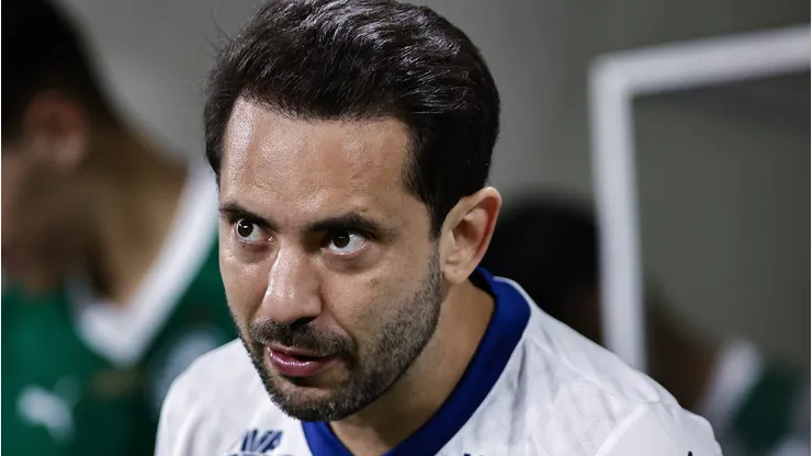 SP - SAO PAULO - 27/04/2025 - BRASILEIRO A 2025, PALMEIRAS X BAHIA - Everton Ribeiro jogador do Bahia durante entrada em campo para partida contra o Palmeiras no estadio Arena Allianz Parque pelo campeonato Brasileiro A 2025.
