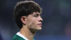 Giay durante partida entre Palmeiras e Bahia, no Allianz Parque, pelo Brasileirão.