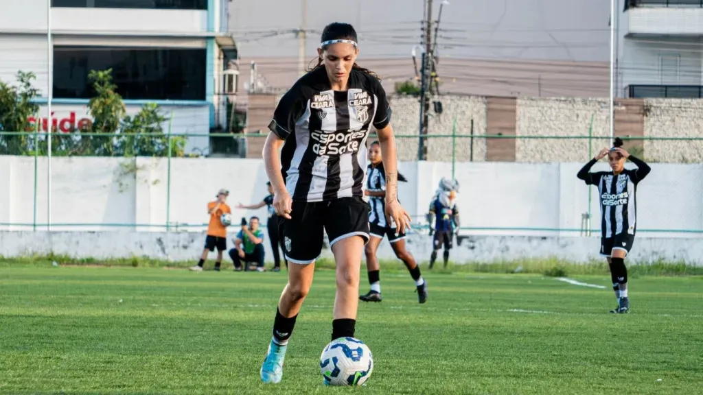 Jogadora do time feminino do Ceará no Brasileiro Feminino A3
