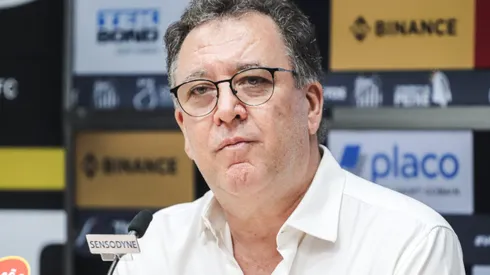 Marcelo Teixeira presidente do Santos - Foto: Reinaldo Campos/AGIF
