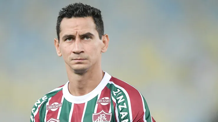 Ganso, jogador do Fluminense, durante partida contra a Aparecidense, pela Copa Betano do Brasil. Foto: Thiago Ribeiro/AGIF.