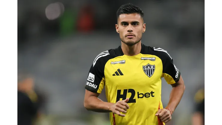 - -NENHUM- - 12/02/2025 - MINEIRO 2025, ATLETICO-MG X ITABIRITO - Fausto Vera jogador do Atletico-MG durante aquecimento antes da partida contra o Itabirito no estadio -nenhum- pelo campeonato Mineiro 2025. Foto: Gilson Lobo/AGIF