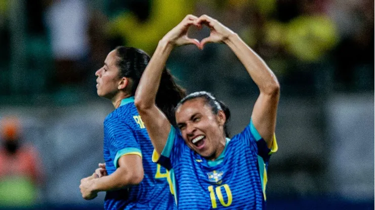 Jogadora Marta. Foto: Jhony Pinho/AGIF