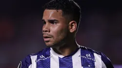 Navarro durante partida entre São Paulo e Talleres, no Morumbis, pela Libertadores.