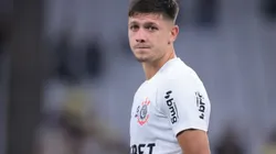 Rodrigo Garro jogador do Corinthians durante partida contra o Nacional no estádio Arena Corinthians pelo campeonato Copa Sul-Americana 2024. Foto: Ettore Chiereguini/AGIF