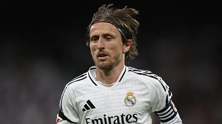 Modric durante partida. Foto: Denis Doyle/Getty Images