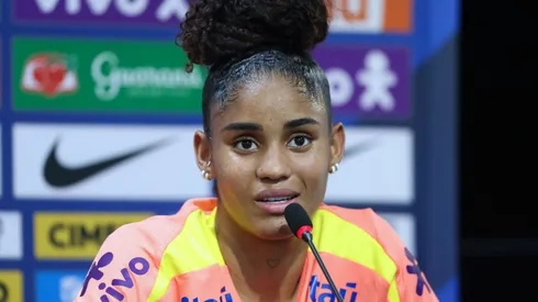 Tarciane falou sobre o desafio da Seleção contra o Japão - Créditos: Lívia Villas Boas / Staff Images Woman / CBF