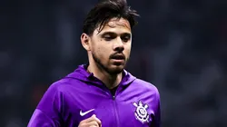 Ángel Romero durante partida entre Corinthians e Novorizontino, na Neo Química Arena, pela Copa do Brasil.