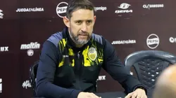 Edgar Pérez Greco durante entrevista. Foto: Reprodução/X oficial Deportivo Táchira