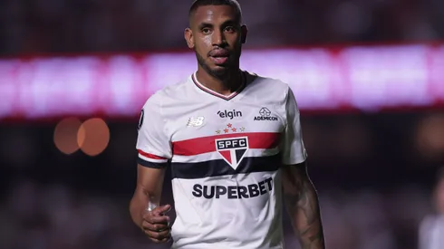SP - SAO PAULO - 27/05/2025 - COPA LIBERTADORES 2025, SAO PAULO X TALLERES - Andre Silva jogador do Sao Paulo durante partida contra o Talleres no estadio Morumbi pelo campeonato Copa Libertadores 2025. Foto: Ettore Chiereguini/AGIF