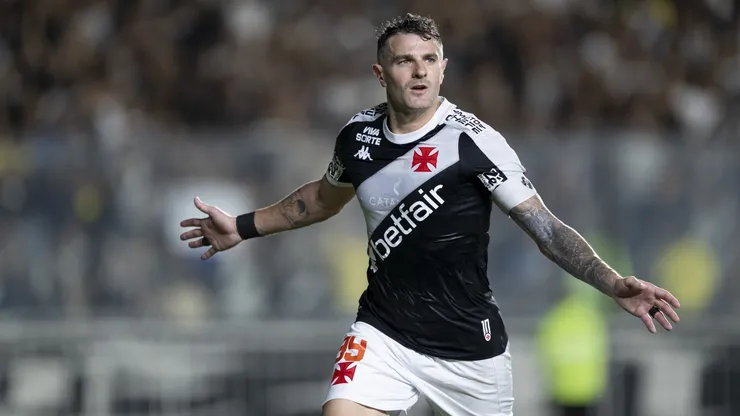 Pablo Vegetti vibrando após marca contra o Melgar - Foto: Jorge Rodrigues/AGIF