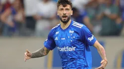 MG - BELO HORIZONTE - 25/01/2025 - MINEIRO 2025, CRUZEIRO X BETIM - Lautaro Diaz jogador do Cruzeiro comemora seu gol durante partida contra o Betim no estadio Mineirao pelo campeonato Mineiro 2025. Foto: Gilson Lobo/AGIF