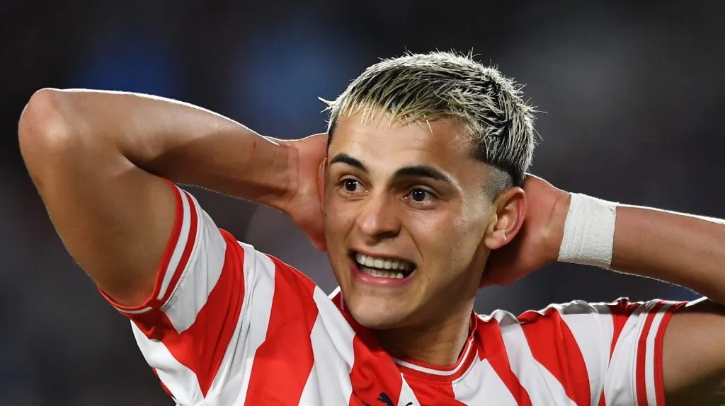 Ramón Sosa, atacante do Paraguai. (Foto de Marcelo Endelli/Getty Images)