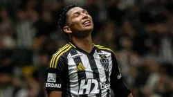 Rony, jogador do Atlético-MG, durante partida contra o Corinthians, pelo Brasileirão Betano. Foto: Fernando Moreno/AGIF.