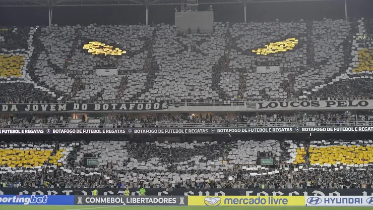Torcida do Botafogo durante partida contra a Universidad de Chile-CHI, pela CONMEBOL Liberadores. Foto: Thiago Ribeiro/AGIF.
