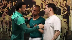 Mayke (ao centro) deve dar adeus ao Palmeiras em dezembro e vive últimos momentos com camisa alviverde