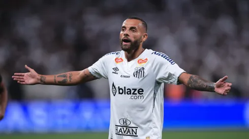 Guilherme é o principal goleador do Santos no ano e tem sondagem do Toluca-MEX. Foto: Ettore Chiereguini/AGIF