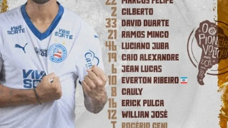 Escalação do Bahia