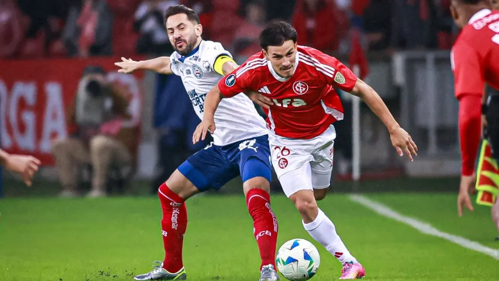 Internacional x Bahia se enfrentaram no Estádio Beira-Rio pela Copa Libertadores 2025. Foto: Maxi Franzoi/AGIF