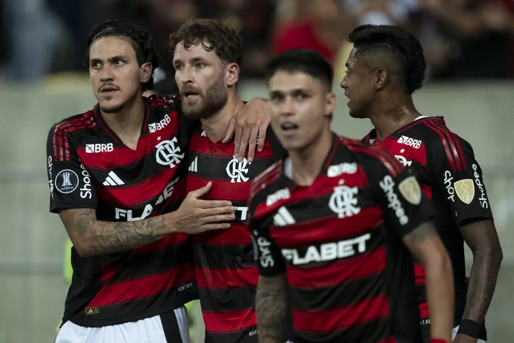 Flamengo vence Táchira pro 1 a 0 e se classifica no sufoco pela Libertadores. Foto: Jorge Rodrigues/AGIF