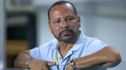 SP - SANTOS - 16/02/2025 - PAULISTA 2025, SANTOS X AGUA SANTA - Neymar Pai antes da partida entre Santos e Agua Santa no estadio Vila Belmiro pelo campeonato Paulista 2025. Foto: Reinaldo Campos/AGIF