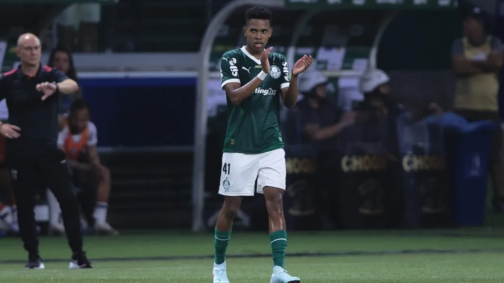 Estêvão no Palmeiras. Foto: Ettore Chiereguini/AGIF