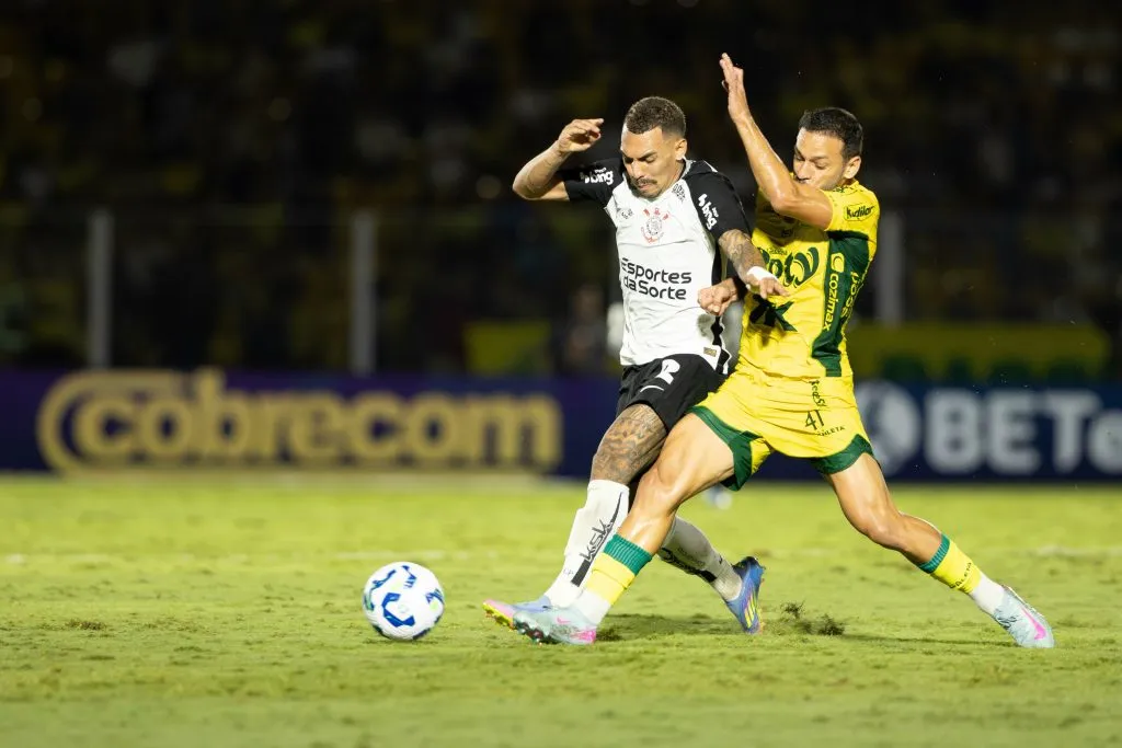 SP – MIRASSOL – 10/05/2025 – BRASILEIRO A 2025, MIRASSOL X CORINTHIANS – YAGO FELIPE jogador do Mirassol durante partida contra o Corinthians no estadio Jose Maria de Campos Maia pelo campeonato Brasileiro A 2025. Foto: Joisel Amaral/AGIF