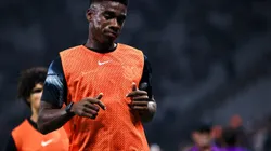 SP - SAO PAULO - 21/05/2025 - COPA DO BRASIL 2025, CORINTHIANS X NOVORIZONTINO - Felix Torres jogador do Corinthians durante aquecimento antes da partida contra o Novorizontino no estadio Arena Corinthians pelo campeonato Copa Do Brasil 2025. Foto: Fabio Giannelli/AGIF