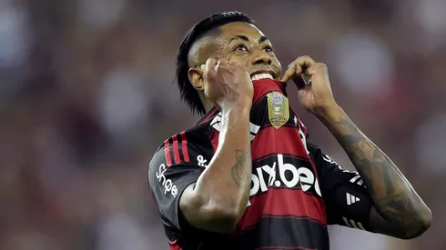 Bruno Henrique em partida pelo Flamengo