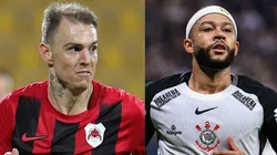 Róger Guedes e Memphis Depay