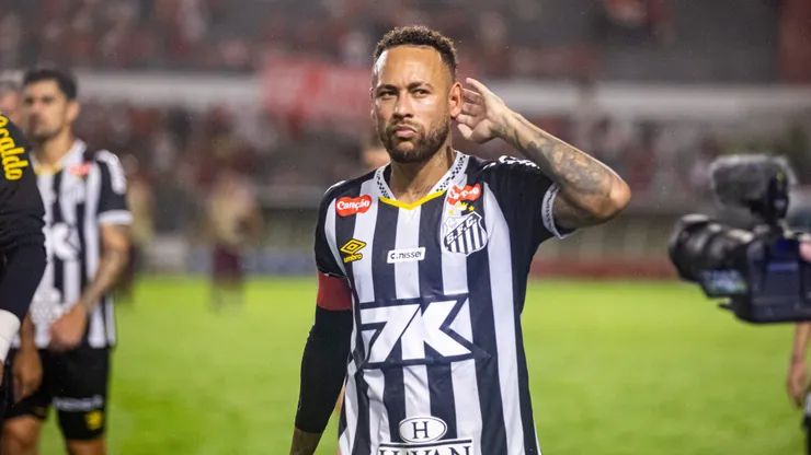 Neymar após jogo do Peixe