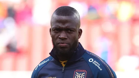 Valencia durante partida contra a Venezuela