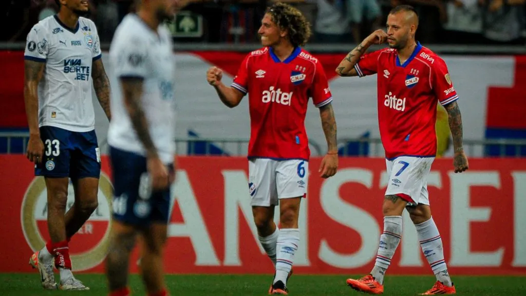 Nico López em ação pelo Nacional-URU na Copa Libertadores – Foto: Jhony Pinho/AGIF