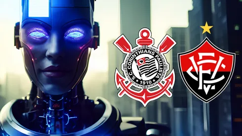 Inteligência artificial crava previsão para Corinthians x Vitória.