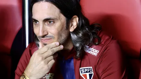 SP - SAO PAULO - 27/05/2025 - COPA LIBERTADORES 2025, SAO PAULO X TALLERES - Luis Zubeldia tecnico do Sao Paulo durante partida contra o Talleres no estadio Morumbi pelo campeonato Copa Libertadores 2025. Foto: Marcello Zambrana/AGIF