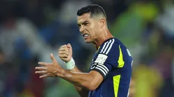 Cristiano Ronaldo em campo pelo Al-Nassr. (Photo by Yasser Bakhsh/Getty Images)