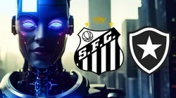 Inteligência artificial revela previsão para Santos x Botafogo pelo Brasileirão 2025