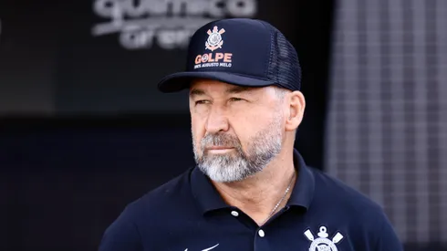SP - SAO PAULO - 18/05/2025 - BRASILEIRO A 2025, CORINTHIANS X SANTOS - Augusto Melo presidente do Corinthians durante partida contra o Santos no estadio Arena Corinthians pelo campeonato Brasileiro A 2025. Foto: Marcello Zambrana/AGIF