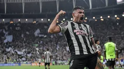 Tiquinho Soares no Botafogo comemora seu gol durante partida contra o Criciuma no estadio Maracana pelo campeonato Brasileiro A 2024 - Foto: Thiago Ribeiro/AGIF