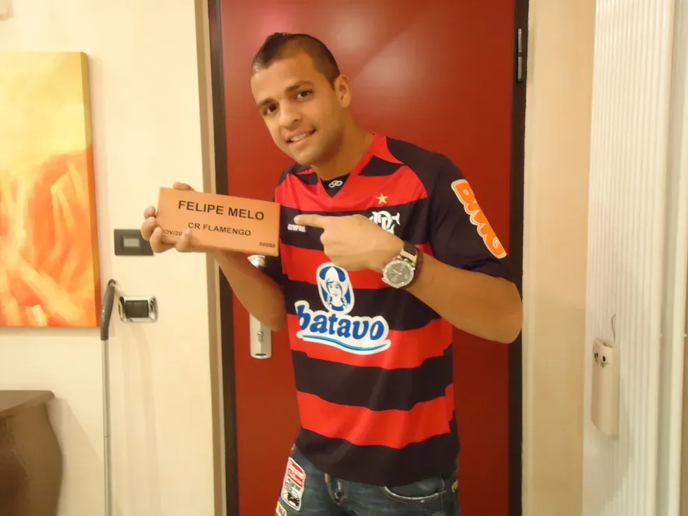 Felipe Melo atuando pelo Flamengo – Foto: Reprodução