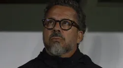 Cleber Xavier, técnico do Santos, durante partida contra o Ceara no estadio Arena Allianz Parque pelo campeonato Brasileiro A 2025. Foto: Anderson Romao/AGIF