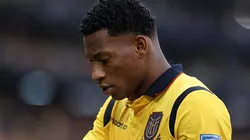 Gonzalo Plata durante partida entre Equador e Venezuela, pelas Eliminatórias para a Copa do Mundo de 2026. Foto: Franklin Jacome